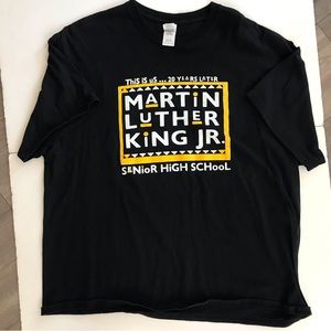 Vintage 1998 Martin Luther King Jr 20 Yr Anniversary High School T Shirt